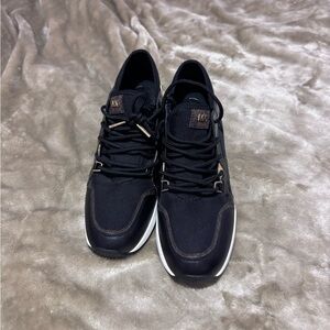 Michael Kors Black Sneakers with White Soles